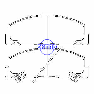 Plaquette de frein HONDA Accord Mk Civic CRX DX FMSI:7439-D560 7178-D273 7355-D474 OEM:45022-SA3-G10 FD708 TRW:GDB7535 GDB764 WVA:21330 21331 21332, F273