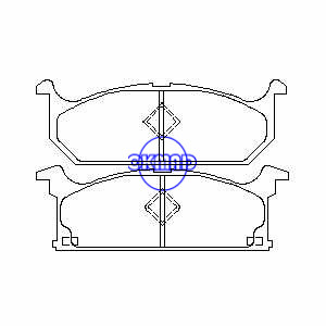 CHEVROLET Sprint SUZUKI ALTO SJ SWIFT Pastilha de freio FMSI: 7197-D296 OEM: 55200-62850 FDB528 TRW: GDB382 WVA: 21252 21253, F296