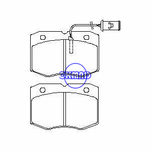 IVECO Daily I Plaquette de frein OEM:1906158 FDB713 GDB1111 WVA:29037 29038, FF713