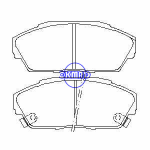 ACURA LEGEND HONDA ACCORD ROVER 800 Pastilha de freio FMSI: 7235-D341 OEM: 45022-SD4-A10 TRW: GDB733 WVA: 20067 20081 20082, F341