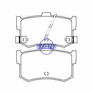 ACURA HONDA Legend HYUNDAI Sonata ROVER 800 Hatchback Pastilha de freio FMSI: 7236-D342 7236-D1262 OEM: 43022-SG9-000 FDB444 TRW: GDB994 WVA: 20029 20078 20079, F342