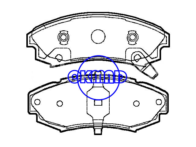 CADILLAC Allante Eldorado Sevilha BUICK Reatta Riviera OLDSMOBILE Toronado Pastilha de freio FMSI:7216-D353 7216-D315 OEM:12321440 TRW:GDB4030, F353
