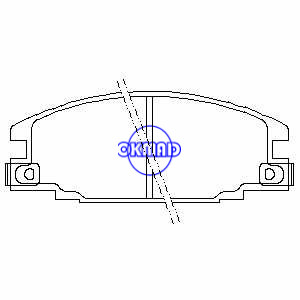 ISUZU Amigo I-Mark Pickup Rodeo Trooper HONDA Passaporte Pastilha de freio FMSI: 7253-D363 7347-D363 OEM: 1605825 FDB678 TRW: GDB3161 GDB870 GDB891 GDB892 WVA: 21467 21543 21544, F363