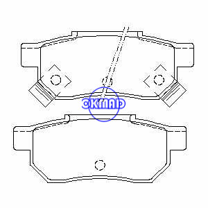 ACURA INTEGRA HONDA ACCORD BEAT CITY Civic CONCERTO CRX PRELUDE MG ZR ZS ROVER 200 400 45 Pastilha de freio FMSI: 7233-D364 OEM: 06022-SP8-000 TRW: GDB7525 WVA: 21312 21313 21314, F364