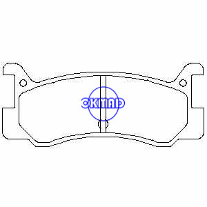 DAIHATSU CHARADE GRAN MOVE MAZDA 323 MX-3 MERCURY Capri Tracer Pastilha de freio FMSI: 7453-D573 7257-D366 OEM: 04492-87705 FDB482 TRW: GDB375 WVA: 20008 21951, F366