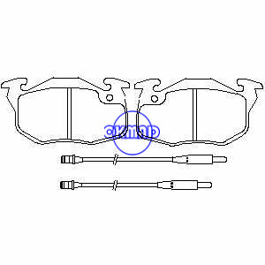 CITROEN SAXO PEUGEOT 106 205 305 309 405 Renault 5 9 11 18 19 20 21 Clio Fuego Rapid Super Box Pad FMSI: 7261-D371 OEM: 7701201542 FDB393 TRW: GDB1078 WVA: 20905 20906 21804 21805 21806, F371