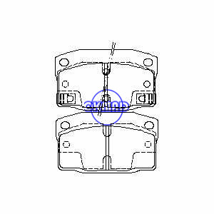 DAEWOO NEXIA OPEL OMEGAPONTIAC 6000 Fiero LeMans VAUXHALL CARLTON Pastilha de freio FMSI: 7267-D378 OEM: 961019725 FDB1035 FDB1036 TRW: GDB7519 GDB4082 WVA: 21057 21058 21059, F378