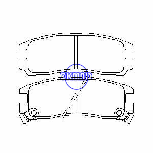 BUICK PARK REGAL RIVIERA CADILLAC ALLANTE DEVILLE ELDORADO SEVILHA CHEVROLET ALERO CAPRICE IMPALA Pastilha de freio FMSI:7387-D814 7387-D714 7387-D698 7387-D508 7272-D383 7622-D754 OEM:12510016 FDB1264 TR W:GDB4042 GDB1309 GDB4098 GDB7646 WVA:23361 23362 23363 , F383