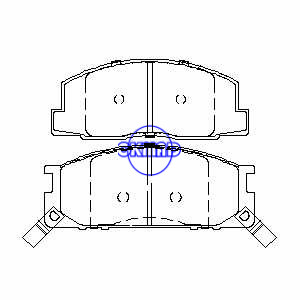 TOYOTA LITEACE Box SPACIA TARAGO Bus Van 4WD Pastilhas de freio FMSI:7246-D388 OEM:04465-28260 TRW:GDB1043 WVA:21249 23037 23038, F388