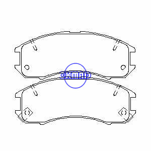 FORD USA SONDE MAZDA 626 II III Turbo MX-6 GT Plaquette de frein FMSI : 7288-D514 7288-D399 OEM : 3401278 FDB576 TRW : GDB981 WVA : 21378 21379 21380, F399
