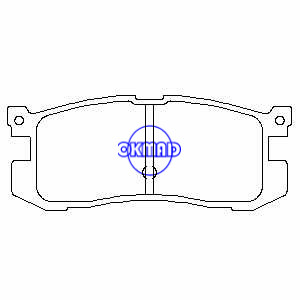 FORD EUA Sonda GT LX MAZDA 626 III MX-6 GT Pastilha de freio FMSI: 7289-D400 OEM: 3395842 FDB630 TRW: GDB1025 WVA: 21558, F400