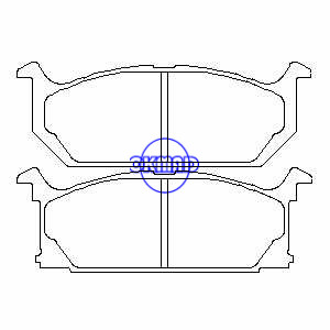 GEO Metro 4Brake pad FMSI: 7310-D420 OEM: 96068465, F420