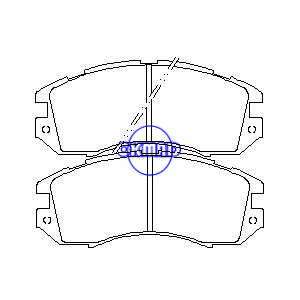 SUBARU Impreza Coupe Estate Saloon Legacy Mk Liberty Pastilha de freio FMSI:7350-D470 OEM:26296-AA000 FDB789 TRW:GDB989 WVA:21495 21496 21503, F470
