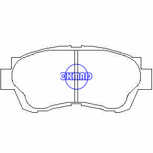 HOLDEN APOLLO LEXUS ES LS TOYOTA ALTEZZA Camry CELICA CHASER CORONA CRESTA CROWN PROGRES Sienna Pastilha de freio FMSI: 7615-D744 7357-D476 7357-D697 7357-D718 OEM: 04491-50020 WVA: 21791, F476