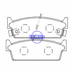 Pastilha de freio conversível INFINITI M30 Coupe FMSI:7360-D479 OEM:44060-21P86 FDB682 TRW:GDB1002 GDB1021 GDB7031 WVA:21341, F479