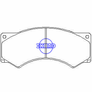 DAF 45 F 500 600 700 800 1000 IVECO Zeta Plaquette de frein FMSI : 7930-D494 OEM : BBU8178 FCV952 TRW : GDB5055 WVA : 29017 29029, F494