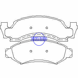 JEEP CJ5 – CJ8 FORD Crown LTD Torino Truck LINCOLN Continental Mark MERCURY Cougar Grand Marquis Montego Pastilha de freio FMSI: 788-D360 788-D50 7013A-D50 OEM: D6TZ-2001-D TRW: GDB4058 GDB7574 WVA: 20384 20385, F50