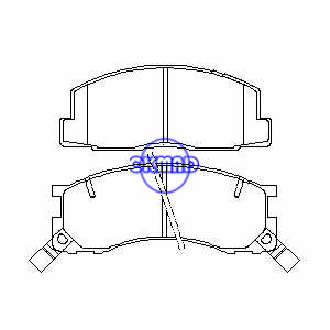 TOYOTA Previa Pastilha de freio FMSI:7380-D615 7380-D500 OEM:04465-28040 FDB930 TRW:GDB1195 GDB3086 WVA:21780 21835 21836 21837 23015 23016 23017, F500