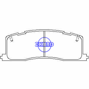Pastilha de freio TOYOTA Previa FMSI:7381-D501 OEM:04466-28020 FDB931 TRW:GDB1138 WVA:21688, F501