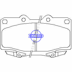 TOYOTA Land Cruiser Hardtop LEXUS LX450 Pastilha de freio FMSI:7298-D502 OEM:04465-60020 FDB1502 TRW:GDB1154 WVA:21775 21776, F502