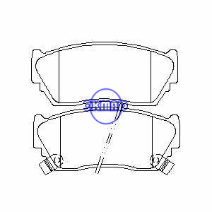 NISSAN SUNNY Box III 100 NX Sentra 브레이크 패드 FMSI:7389-D510 OEM:D1060-50Y90 TRW:GDB1012 WVA:21657, F510