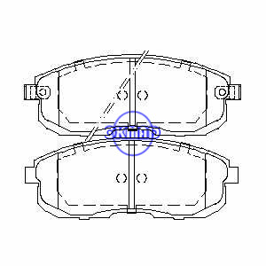 INFINITI G20 G35 I30 I35 NISSAN 350Z Altima Cube Juke Maxima Sentra Versa RENAULT Safrane SUZUKI SX4 Plaquette de frein FMSI : 7407-D526 8318-D653 7318-D815 7783-D815 7832-D430 7832-D815 OEM : 41060-5Y790 FDB1559 FDB691 TRW:GDB1003 WVA :21561 21562 21633, F526
