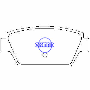 DODGE Colt MITSUBISHI Eclipse Galant Lancer Mirage EAGLE Summit Talon PLYMOUTH 레이저 브레이크 패드 FMSI:7415-D533 7225-D329 OEM:MB366288 FDB507 TRW:GDB945 WVA:21125, F533