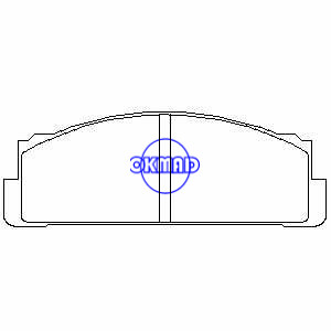 FIAT 124 128 131 Brava Spider Strada X-1/9 YUGO Cabrio GVL Pastilha de freio FMSI:798-D54 OEM:SE-127165005A FDB0029 FDB264 TRW:GDB106 WVA:20073, F54