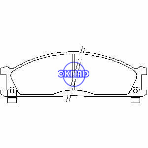 SUBARU SVX NISSAN D21 2WD 4WD NP300 Pickup Pastilha de freio FMSI:7433-D554 OEM:26296-AA050 WVA:21348 21349, F554