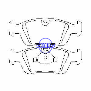 BMW Z3 318is 318ti 325is 328Ci 328is Plaquette de frein FMSI:7437-D558 OEM:34111160356 FDB725 TRW:GDB1100 WVA:21292 21293 21643 21644 21916 21921, F558