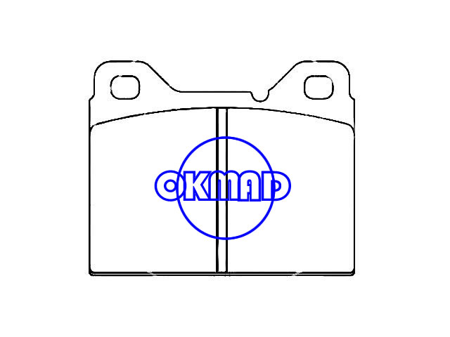 VOLVO 145 Deluxe 164 240 242 244 245 264 265 Pastilha de freio FMSI: 791-D56 OEM: 2701654 270165 FDB0062 TRW: GDB1065 GDB131 WVA: 20229, F56
