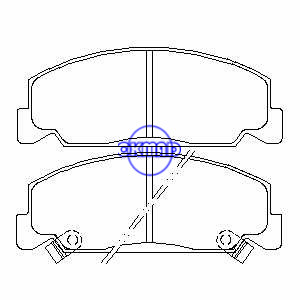 HONDA アコード Mk シビック CRX DX ブレーキパッド FMSI:7439-D560 7178-D273 7355-D474 OEM:45022-SA3-G10 FDB708 TRW:GDB7535 GDB764 WVA:21330 21331 21332、F560