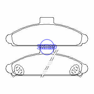 Plaquette de frein HYUNDAI Scoute FMSI : 7446-D566 OEM : 58101-23A00 FDB716 TRW : GDB1136 WVA : 21529 21530 21531, F566