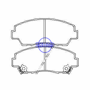 Plaquette de frein FORTA FZ6430 Box Bus Pickup MAZDA B2000 B2200 B2600 2WD 4WD FMSI : 7454-D574 7220-D320 OEM : UB39-49-280 FDB633 TRW : GDB977 WVA : 21315 21316 21317, F574