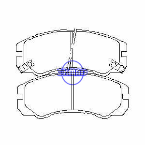 OPEL FRONTERA MONTEREY VAUXHALL FRONTERA HONDA Passport ISUZU Amigo Rodeo Trooper Plaquette de frein FMSI : 7459-D579 7585-D579 OEM : 1605848 FDB1015 TRW : GDB1186 GDB3162 GDB7204 WVA : 21845 21846 21847 21869 21870 21871, F579