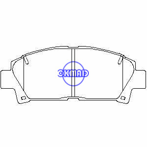 TOYOTA AVENSIS CALDINA CELICA CORONA CURREN MR2 Pastilha de freio FMSI:7462-D582 OEM:04465-12160 FDB928 TRW:GDB1145 GDB7059 GDB7581 WVA:21961, F582