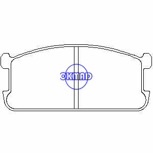 MITSUBISHI GALANT II Station Wagon LANCER SAPPORO Pastillas de freno OEM: MB134815 FDB230 GDB194 WVA: 20724, FF230