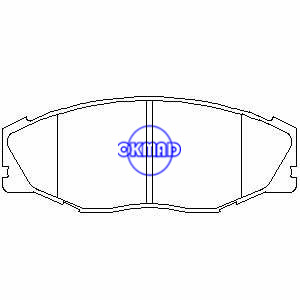 TOYOTA T100 CROWN VIII Plaquette de frein FMSI : 7485-D686 7485-D604 OEM : 04479-30180 TRW : GDB3118 WVA : 23371, F604
