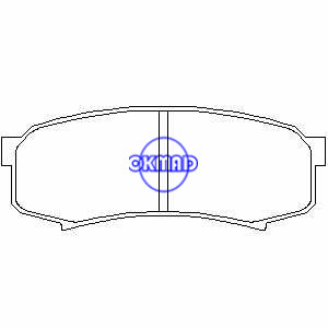 LANDWIND X5 X8 LEXUS GX460 GX460 LX450 MITSUBISHI PAJERO TOYOTA Land Cruiser Sequoia Pastilha de freio FMSI:7487-D606 OEM:04466-60060 FDB1021 TRW:GDB1182 GDB3110 GDB3280 GDB3464 WVA:21947, F606