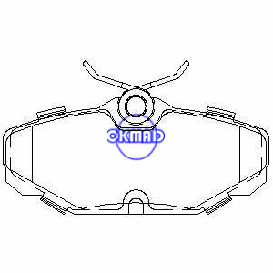 FORD USA TAURUS Wagon LINCOLN Continental FORD Taurus MERCURY Sable Pastilha de freio FMSI:7489A-D610 7489-D610 OEM:F3DZ2200A F8DZ-2200AA, F610