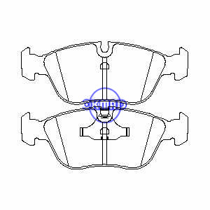 VOLVO 850 C70 S70 V70 Pastilla de freno FMSI:7494-D618 7651-D783 OEM:271587 FDB1285 TRW:GDB1159 GDB1406 WVA:21273 21274 21492, F618