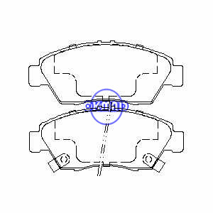 HONDA AIRWAVE CIVIC CR-Z FREEDブレーキパッドFMSI：7497-D948 7497-D621 7998-D621 OEM：06450-S5A-E50 FDB776 TRW：GDB3375 GDB7730 GDB3478 WVA：21694 21695 21696、F621