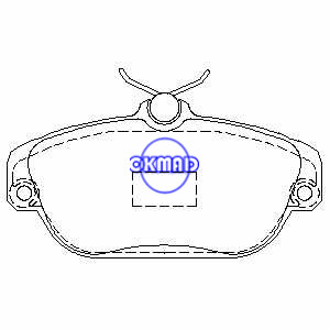 VOLVO 740 760 940 960 S90 V90 Plaquette de frein FMSI : 7512-D634 7423-D542 OEM : 271349 FDB1024 TRW : GDB7526 GDB837 WVA : 20163 20164 21728, F634