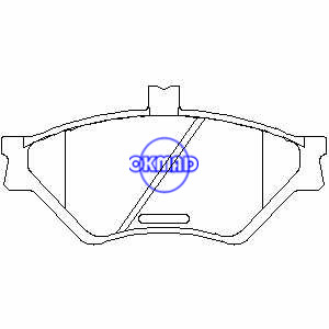 FORD Crown Victoria LINCOLN Reboque MERCURY Grand Marquis Pastilhas de freio FMSI:7537-D659 7537-D678 OEM:F5AZ-2001-A, F659