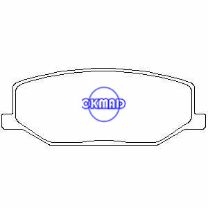 SUZUKI JIMNY LJ SJ Samurai Pastilha de freio FMSI:7540-D660 OEM:55110-70A00 FDB396 TRW:GDB3210 GDB383 WVA:21142, F660