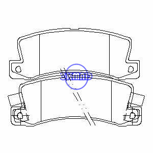 Toyota Camry AVENSIS Carina Celica Corolla Cetro LEXUS ES RX GEO STORM Pastilha de freio FMSI:7562-D685 OEM:04466-20100 TRW:GDB3164 WVA:21833 AN-420WK, F685