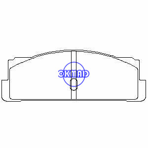 Plaquette de frein FIAT 124 Spider X-1/9 FMSI : 7001-D71 7008-D71 OEM : 94333335 FDB0022 TRW : GDB107 WVA : 20074, F71