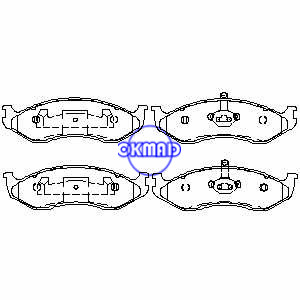 Pastilha de freio JEEP Grand Super Cherokee Comanche Wagoneer FMSI: 7358-D712 7358A-D477 7507A-D477 7507A-D712 9228-D1998 OEM: 0K553-33-23ZA FDB929 FDB1267 TRW: GDB1153 GDB4104 WVA: 21822 21823 21824 21825 24186 24187 24188 24189, F712