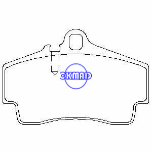 PORSCHE Boxster Cayman 911 Plaquette de frein FMSI:7607-D738 7646-D738 OEM:98635293900 FDB1308 TRW:GDB1395 GDB1757 WVA:21792, F738