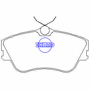 Plaquette de frein VW TRANSPORTER IV EuroVan FMSI : 7612-D742 7516-D638 OEM : 701698151D FDB970 TRW : GDB1367 GDB1092 WVA : 21479, F742